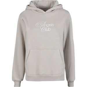 Miss Tee Sweatshirt 'Angels Club'  grijs / aardetinten / wit