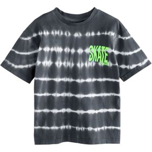 Next Shirt  donkergrijs / groen / wit