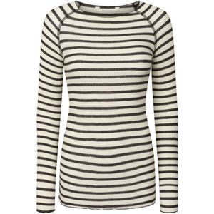 Gai+Lisva Top 'Amalie'  beige / donkerbruin