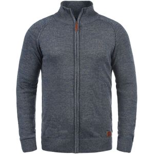 BLEND Gebreid vest 'Daniri'  blauw