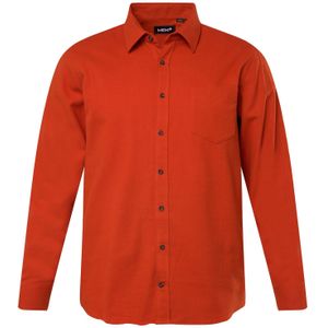 Men Plus Overhemd  oranje