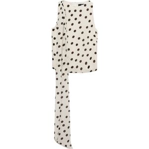 About You - Blouse 'Adela' - Gestippeld - Mouwloos