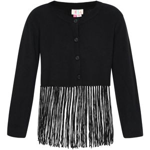 IZIA Gebreid vest  zwart