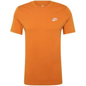 Nike Sportswear Shirt 'CLUB'  mandarijn / wit