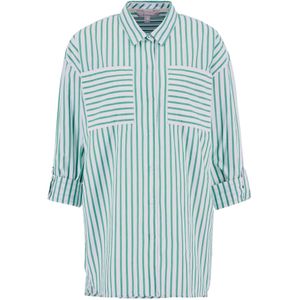 Barbour Blouse 'Nicola'  lichtgroen / wit