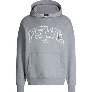 STRELLSON Sweatshirt 'Heath'  lichtgrijs / wit