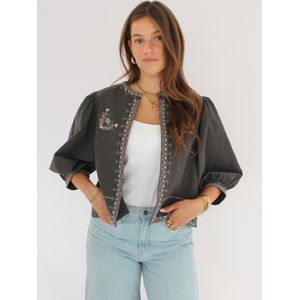 Honnête Atelier Tussenjas 'Milly'  antraciet