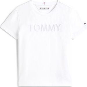 TOMMY HILFIGER Shirt  zilver / wit