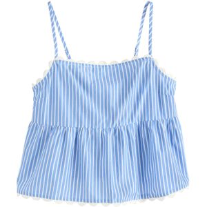 Next Top  blauw / wit