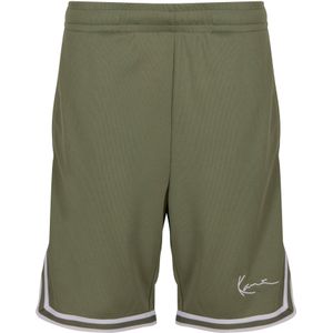 Karl Kani Broek  olijfgroen / wit