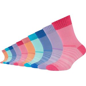camano Sokken  aqua / lavendel / oranje / rosa / rood