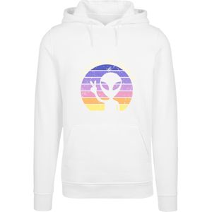 F4NT4STIC Sweatshirt 'Alien Peace Sunset'  blauw / geel / lila / wit