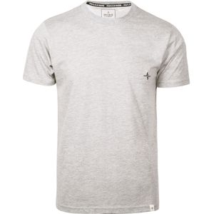 SPITZBUB Shirt ' Hubert '  grijs / grijs gemêleerd / zwart