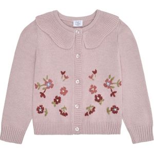 Hust & Claire Gebreid vest 'Camilia'  riet / rosa / oudroze / karmijnrood