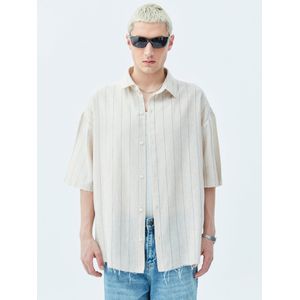 VAMOS CLO Overhemd  blauw / wit