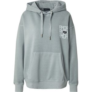Grace Sweatshirt 'AMOR Bär'  mintgroen / pastelgroen / zwart