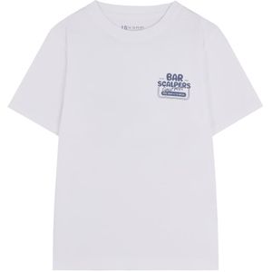 Scalpers Shirt  blauw / wit