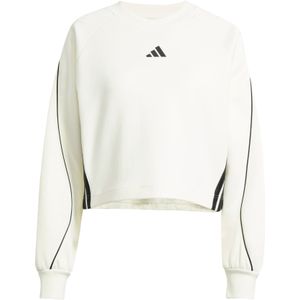 adidas - Sweatshirt - Ronde Hals - Zwart - 67% Gerecycled Polyester, 33% Katoen