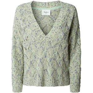 Pepe Jeans Trui 'Camila'  blauw / offwhite