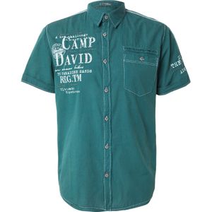 CAMP DAVID Overhemd  spar / wit