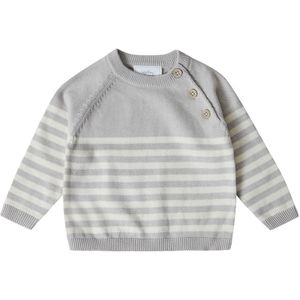 Stellou & Friends Trui  grijs / wit