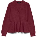 Vmeika - Gebreid Vest - V-Hals - Lange Mouwen - Regular Fit