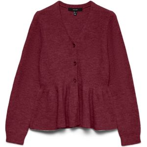 Vmeika - Gebreid Vest - V-Hals - Lange Mouwen - Regular Fit