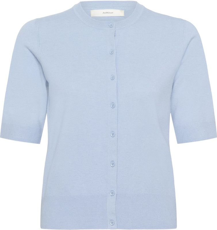 InWear Gebreid vest  lichtblauw
