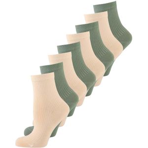 Nur Die Sokken ' Unisex Colour Farbige Sneaker kurz Frottesohle '  groen / perzik