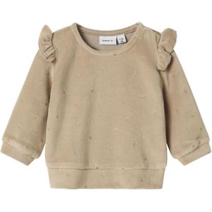 Velours - Sweatshirt - Fluweel - Lange Mouwen - All-over Glitterprint