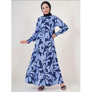 Bigdart Jurk  marine / opaal / lichtblauw