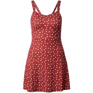 ABOUT YOU Jurk 'Zola'  roestrood / wit