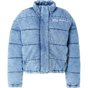 KARL LAGERFELD JEANS Tussenjas  blauw denim / wit