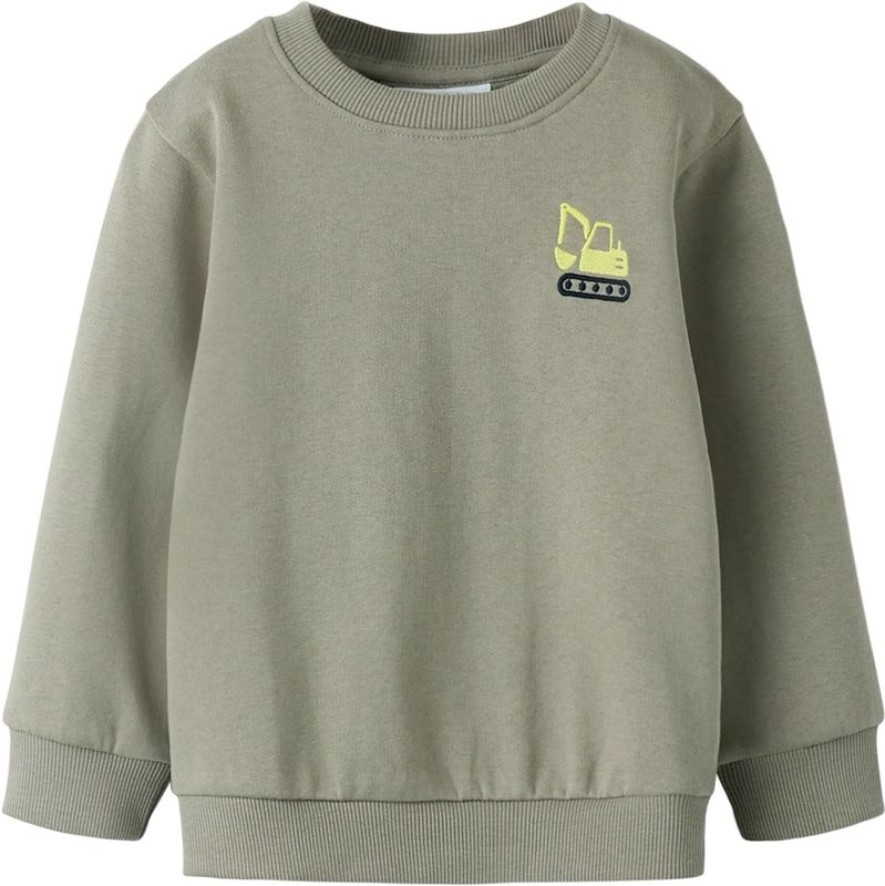 Name It Sweatshirt - NmmVallen - Shadow/Graafmachine - Name It - 5 jaar (110) - Sweatshirt