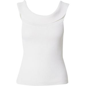 Monki Gebreide top  wit