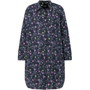 Ulla Popken Blouse  geel / koraal / roodviolet / zwart / wit