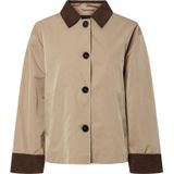 Pcjorma - Jas - Polyester - Knoopsluiting - Lange Mouwen - Kort