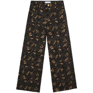 Scalpers Broek  brons / zwart / wit