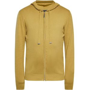 boline Gebreid vest  mosterd