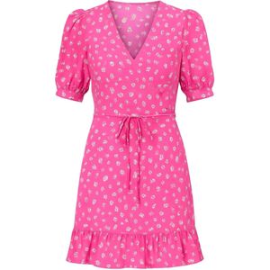 For You Moda Jurk  pink / zwart / wit