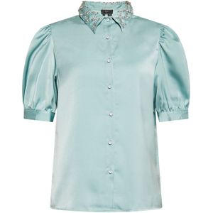 faina Blouse  mintgroen