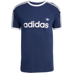 ADIDAS ORIGINALS Shirt 'Ringer'  navy / wit