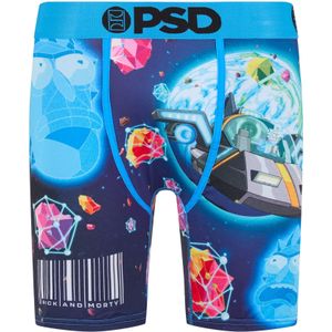 PSD Boxershorts 'R&M Travels'  blauw / lichtblauw / pink / wit