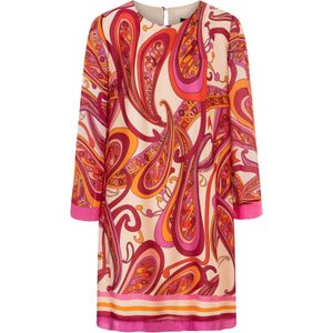 Ana Alcazar Jurk 'Wegala'  beige / pink / rood