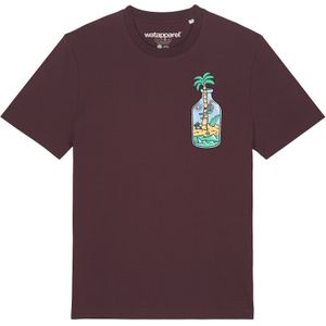 Watapparel Shirt 'Holiday in a bottle'  gemengde kleuren / bordeaux