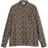 Desigual Overhemd  kaki / lichtoranje / zwart