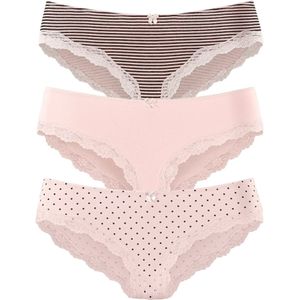 Uni - Slips - Roze - Katoen - Aansluitende Pasvorm