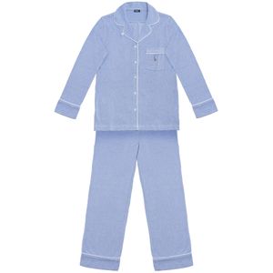 Polo Ralph Lauren Pyjama ' Knit Oxford '  azuur