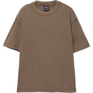 Pull&Bear Shirt  chocoladebruin