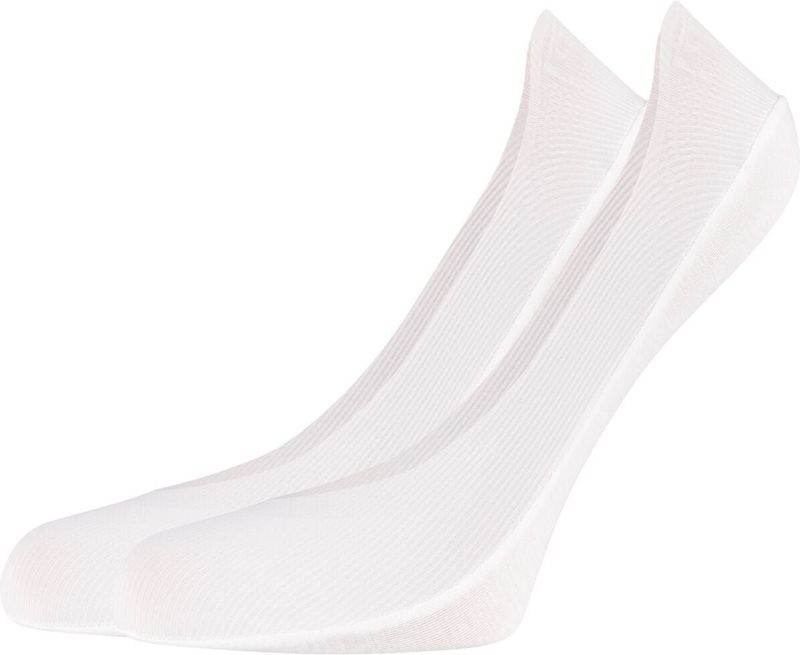 JOOP! - Damessokken - Ribboord - Nauwsluitend Model - Materiaalmix met Stretch